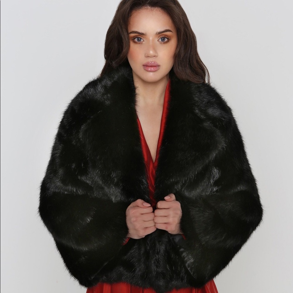 Women’s Unreal Fur Madam Butterfly Jacket …